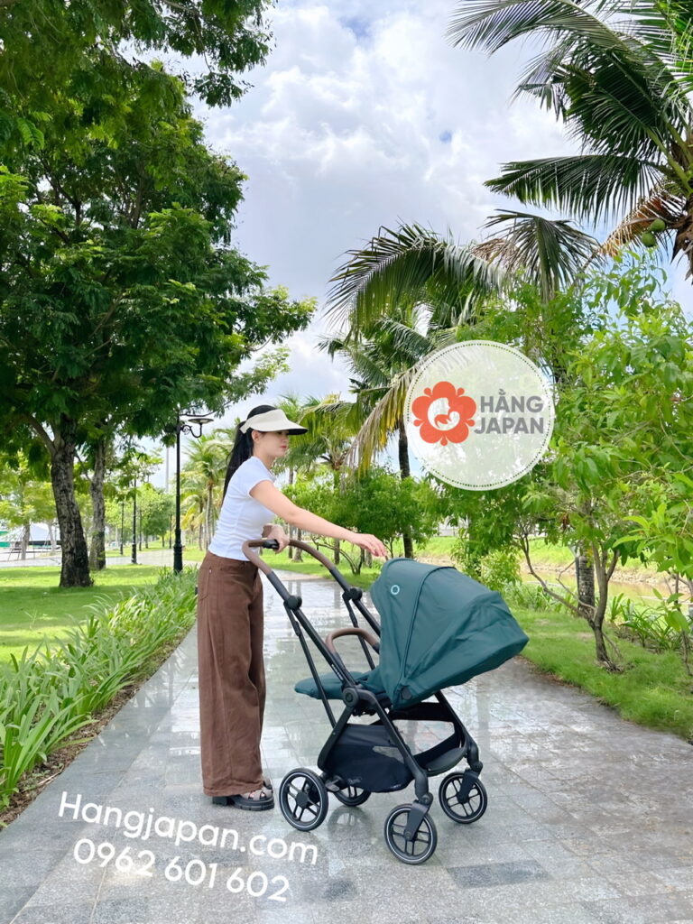 Xe đẩy gấp gọn Maxi-Cosi Leona2 Essential Green 36 Xe đẩy Gấp Gọn Maxi cosi Leona2 Essential Green (18)