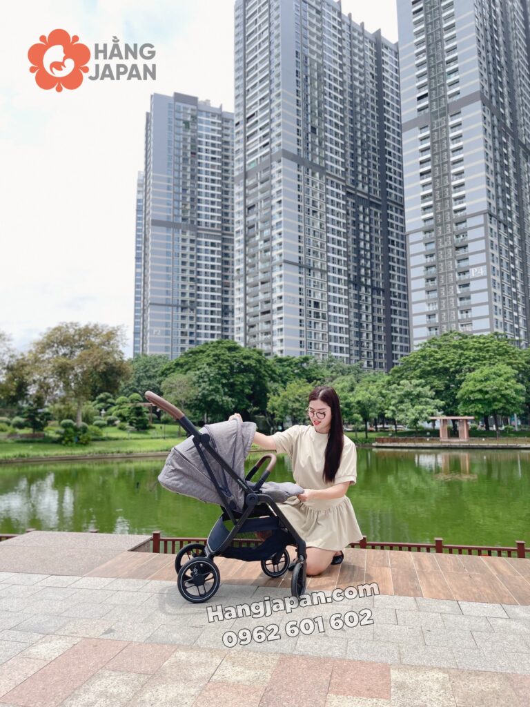 Xe đẩy Gấp Gọn Maxi cosi Leona2 Select Grey (7)