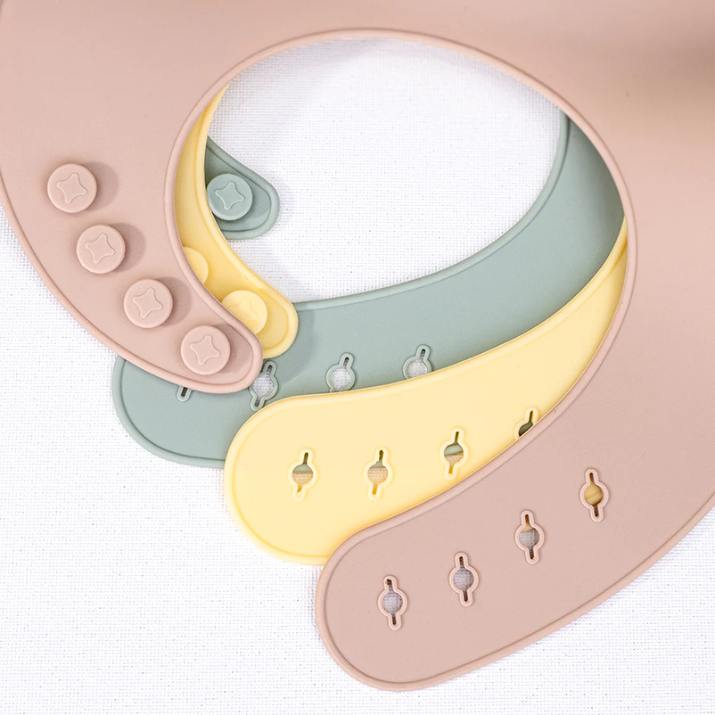Yếm ăn dặm silicone có máng hứng MinikOiOi Yếm ăn dặm silicone có máng hứng MinikOiOi