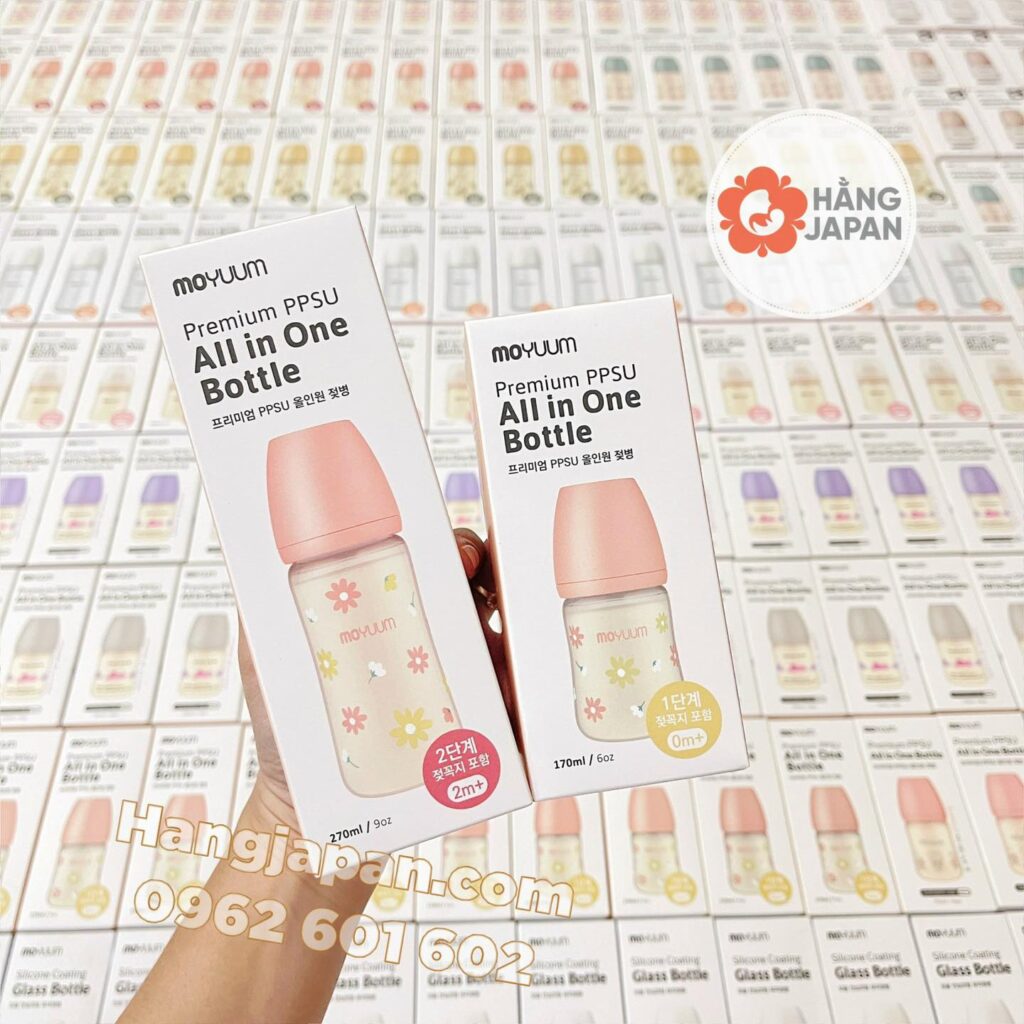 Bình sữa PPSU Moyuum Hoa cúc 13 Bình Sữa Ppsu Moyuum Hoa Cúc (2)