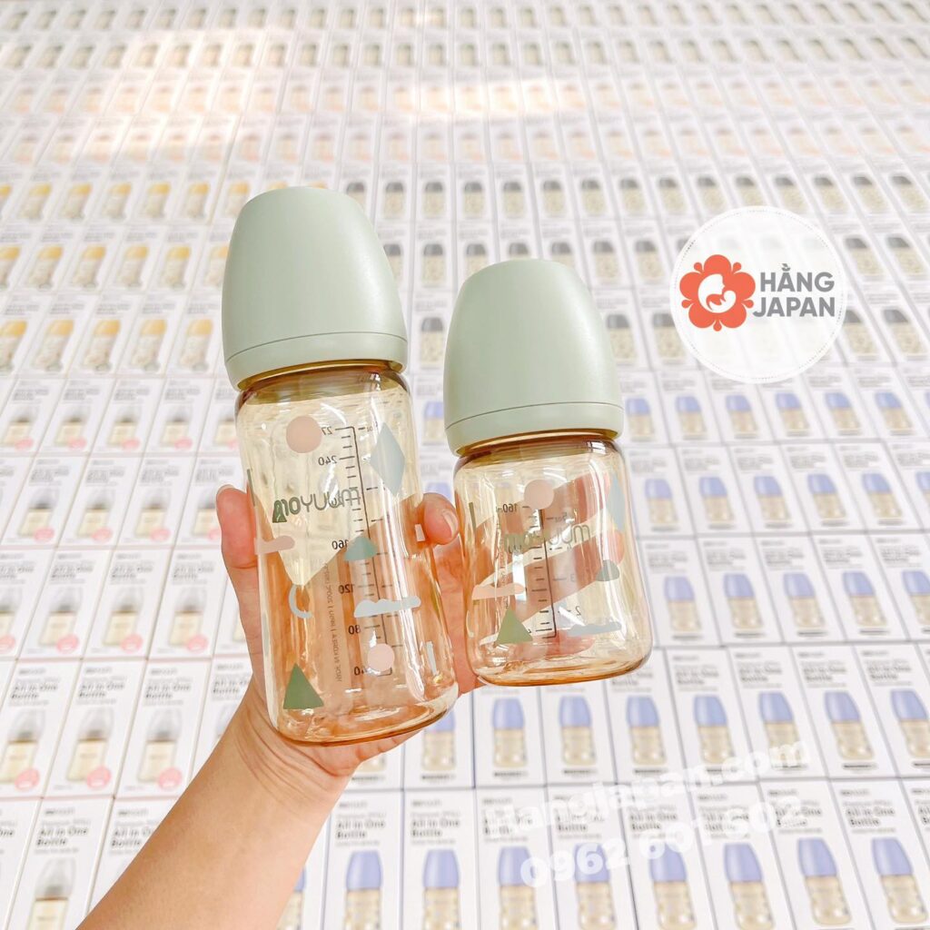 Bình sữa PPSU Moyuum Mây xanh 11 Bình Sữa Ppsu Moyuum Mây Xanh (1)