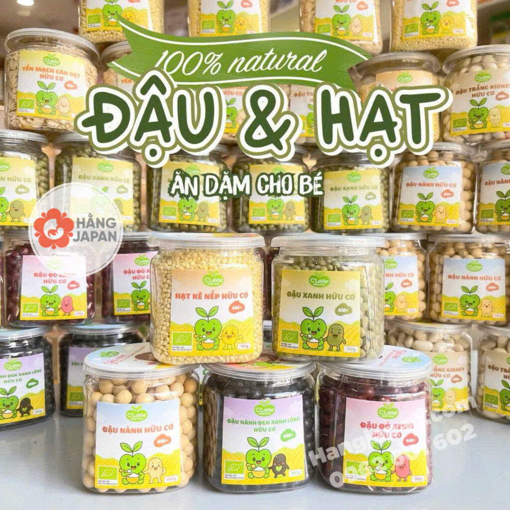 Đậu và hạt hữu cơ C'LaVie 110g 24 Đậu Và Hạt Hữu Cơ C'lavie 110g (1)